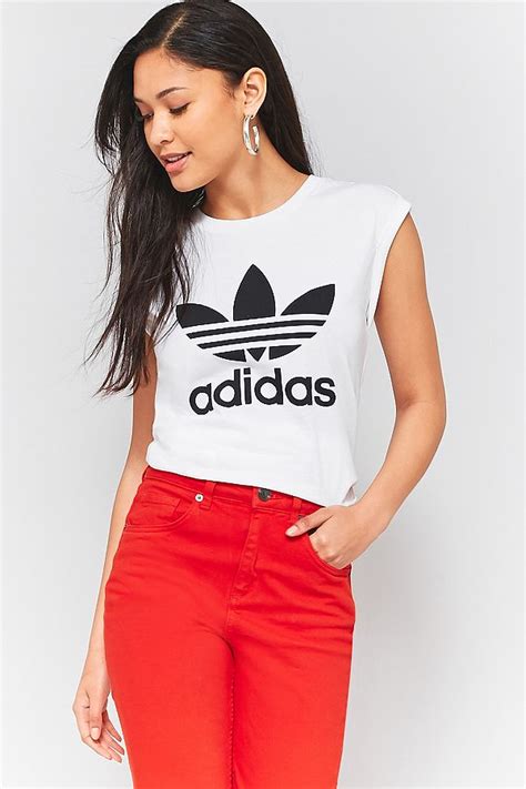 adidas originals asos tennis boyfriend trefoil tee